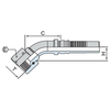 Pressarmatur Interlock HC SUJ4 (DKJ-45°)